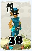 A Dofus character, Rogue-Air, by level 38