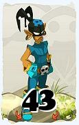 A Dofus character, Rogue-Air, by level 43