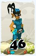 Um personagem do jogo Dofus, Roublard-Ar, de nivel 46