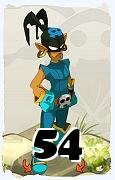 A Dofus character, Rogue-Air, by level 54