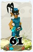 A Dofus character, Rogue-Air, by level 61