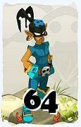 A Dofus character, Rogue-Air, by level 64