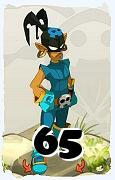 A Dofus character, Rogue-Air, by level 65