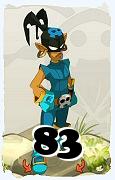 Um personagem do jogo Dofus, Sram-Ar, de nivel 83