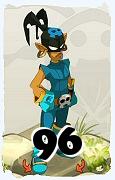 Um personagem do jogo Dofus, Roublard-Ar, de nivel 96