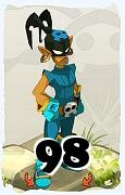 Um personagem do jogo Dofus, Roublard-Ar, de nivel 98