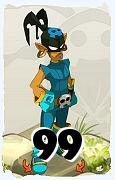 Um personagem do jogo Dofus, Roublard-Ar, de nivel 99