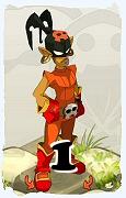 A Dofus character, Rogue-Air, by level 1