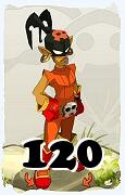 Um personagem do jogo Dofus, Roublard-Ar, de nivel 120