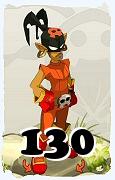 Um personagem do jogo Dofus, Roublard-Ar, de nivel 130