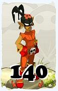 Um personagem do jogo Dofus, Roublard-Ar, de nivel 140