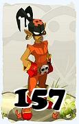 Um personagem do jogo Dofus, Roublard-Ar, de nivel 157