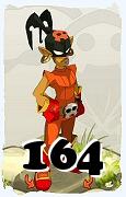 Um personagem do jogo Dofus, Roublard-Ar, de nivel 164