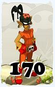 Um personagem do jogo Dofus, Roublard-Ar, de nivel 170