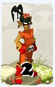 Um personagem do jogo Dofus, Roublard-Ar, de nivel 2