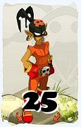 Um personagem do jogo Dofus, Roublard-Ar, de nivel 25