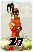 Um personagem do jogo Dofus, Roublard-Ar, de nivel 27