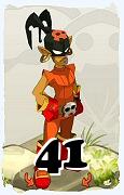 A Dofus character, Rogue-Air, by level 41