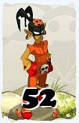 Um personagem do jogo Dofus, Roublard-Ar, de nivel 52