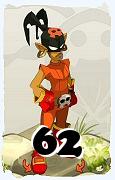 Um personagem do jogo Dofus, Roublard-Ar, de nivel 62