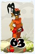 Um personagem do jogo Dofus, Roublard-Ar, de nivel 63