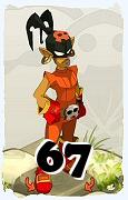 A Dofus character, Rogue-Air, by level 67