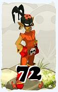 Um personagem do jogo Dofus, Roublard-Ar, de nivel 72