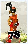 Um personagem do jogo Dofus, Roublard-Ar, de nivel 78