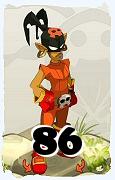 Um personagem do jogo Dofus, Roublard-Ar, de nivel 86