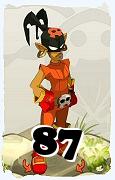 Um personagem do jogo Dofus, Roublard-Ar, de nivel 87