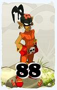 Um personagem do jogo Dofus, Roublard-Ar, de nivel 88