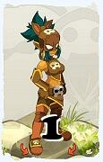 A Dofus character, Rogue-Air, by level 1