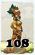 Un personnage du jeu Dofus, Roublard-Air, au niveau 108