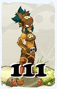 Un personnage du jeu Dofus, Sram-Air, au niveau 111