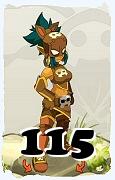 Um personagem do jogo Dofus, Roublard-Ar, de nivel 115