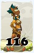 Un personnage du jeu Dofus, Roublard-Air, au niveau 116