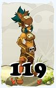 Un personaggio del gioco Dofus, Ladrurbo-Aria, al livello 119