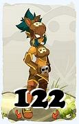 Um personagem do jogo Dofus, Eniripsa-Ar, de nivel 122