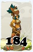 Um personagem do jogo Dofus, Roublard-Ar, de nivel 184