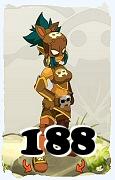 Un personnage du jeu Dofus, Roublard-Air, au niveau 188