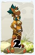 A Dofus character, Ecaflip-Air, by level 2