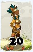 Um personagem do jogo Dofus, Pandawa-Ar, de nivel 20