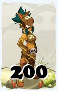 Un personaje del juego Dofus, Tymador-Aire, de nivel 200