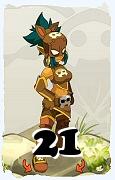 A Dofus character, Rogue-Air, by level 21