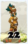 Um personagem do jogo Dofus, Roublard-Ar, de nivel 22