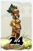 Um personagem do jogo Dofus, Roublard-Ar, de nivel 24