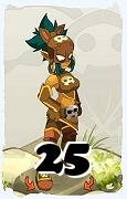 Um personagem do jogo Dofus, Roublard-Ar, de nivel 25