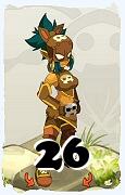 Um personagem do jogo Dofus, Zobal-Ar, de nivel 26