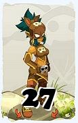 Um personagem do jogo Dofus, Roublard-Ar, de nivel 27