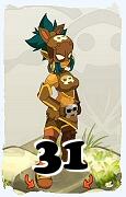 Um personagem do jogo Dofus, Eniripsa-Ar, de nivel 31